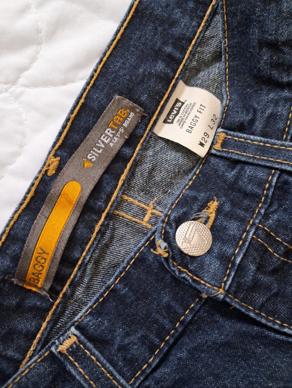 Levi’s SilverTab Baggy Jeans W29 L32 Dark Wash Skater Y2K